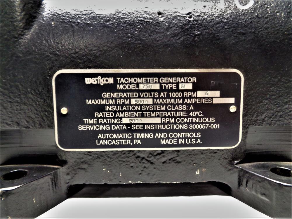 Westcon Tachometer Generator 750 Type W